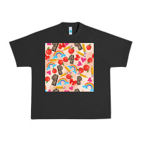 Pigment Black back to school seamless pattern 1 (3600x3600) Urban Heavy Tee - AdoDesignShop