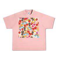 Salmon back to school seamless pattern 1 (3600x3600) Urban Heavy Tee - AdoDesignShop