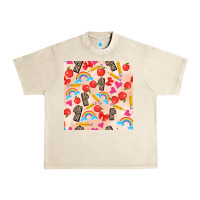 Sandshell back to school seamless pattern 1 (3600x3600) Urban Heavy Tee - AdoDesignShop
