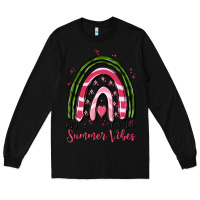 Black summer vibes Long Sleeve Tee - MaliasSmallBusiness