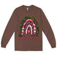 Chestnut summer vibes Long Sleeve Tee - MaliasSmallBusiness