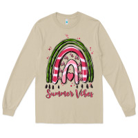 Mushroom summer vibes Long Sleeve Tee - MaliasSmallBusiness