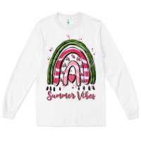 White summer vibes Long Sleeve Tee - MaliasSmallBusiness