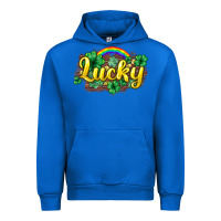 Cobalt Lucky St. Patrick's Day Urban Hoodie - HowdyJamesFarm