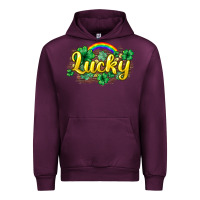 Mauve Wine Lucky St. Patrick's Day Urban Hoodie - HowdyJamesFarm