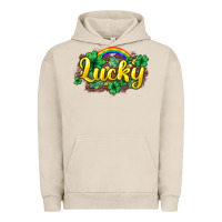 Pigment French Oak Lucky St. Patrick's Day Urban Hoodie - HowdyJamesFarm
