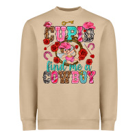 Mushroom cupid find me a cowboy Heavyweight Sweatshirt - NancyCooperArtShop