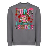 Storm cupid find me a cowboy Heavyweight Sweatshirt - NancyCooperArtShop