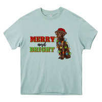 Arona merry and bright labrador Heavy Core Tee - RanaPortraitStore