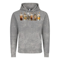 Cloud Rock skeleton coffee cups Vintage Hoodie - Jasminsmagicworld