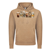 Vintage Coffee skeleton coffee cups Vintage Hoodie - Jasminsmagicworld
