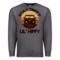 Charcoal Heather Stay Trippy Lil Hippy Premium Sweatshirt - Bettercallsaul