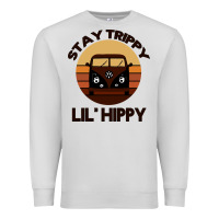 Dove Grey Stay Trippy Lil Hippy Premium Sweatshirt - Bettercallsaul