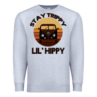Heather Grey Stay Trippy Lil Hippy Premium Sweatshirt - Bettercallsaul