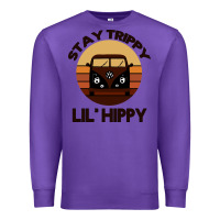 Purple Stay Trippy Lil Hippy Premium Sweatshirt - Bettercallsaul