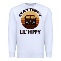 White Stay Trippy Lil Hippy Premium Sweatshirt - Bettercallsaul