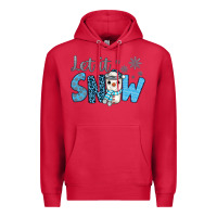 Cardinal let it snow snowman coffee Premium Hoodie - JahusDesignShop