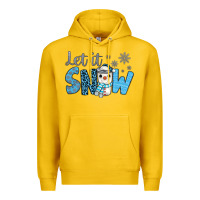 Lemon let it snow snowman coffee Premium Hoodie - JahusDesignShop