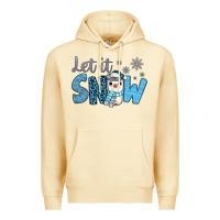 Pina Colada let it snow snowman coffee Premium Hoodie - JahusDesignShop