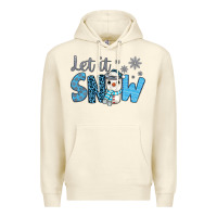 Sandshell let it snow snowman coffee Premium Hoodie - JahusDesignShop