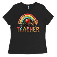 Black preschool teacher Ladies Tee - texasbilliewilder
