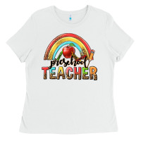 White preschool teacher Ladies Tee - texasbilliewilder