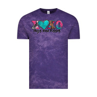 Cloud Purple xoxo hugs and kisses valentines day Vintage Tee - AdoDesignShop