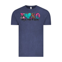 Vintage Denim xoxo hugs and kisses valentines day Vintage Tee - AdoDesignShop