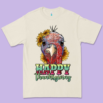 Happy Thanksgiving Turkey Premium Tee Designed By Ranaportraitstore