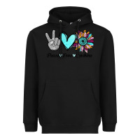 Black Peace Love Sunshine Heavyweight Hoodie - Bettercallsaul