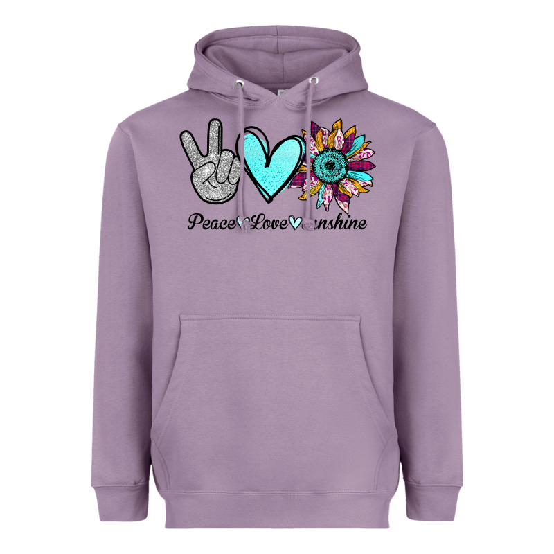 Peace Love Sunshine Heavyweight Hoodie by Bettercallsaul | Teevron