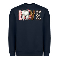 Navy love dentist life Heavyweight Sweatshirt - Jasminsmagicworld
