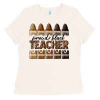 Bone proud black teacher Ladies Tee - texasbilliewilder