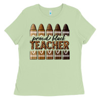 Matcha proud black teacher Ladies Tee - texasbilliewilder