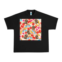 Black back to school seamless pattern 2 (3600x3600) Urban Heavy Tee - AdoDesignShop