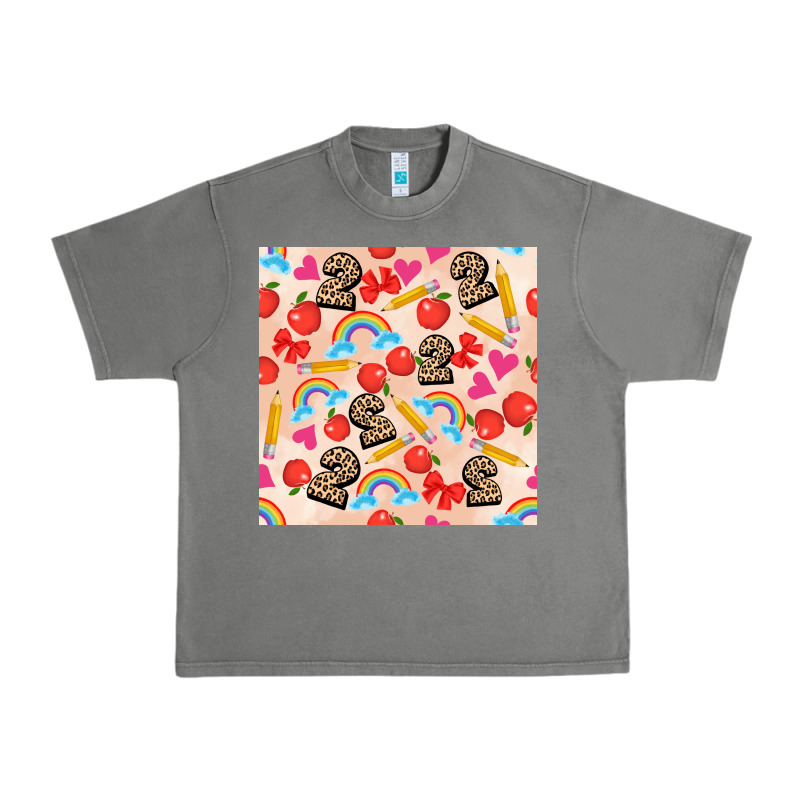 Back To School Seamless Pattern 2 (3600x3600) Urban Heavy Tee by AdoDesignShop | Teevron