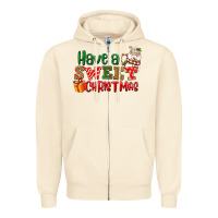 Sandshell Have a sweet Christmas Zipper Hoodie - NancyCooperArtShop