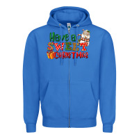 True Royal Have a sweet Christmas Zipper Hoodie - NancyCooperArtShop