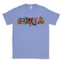 Colony Blue western christmas santa claus sunflowers and cactus Classic Tee - Jasminsmagicworld