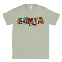 Matcha western christmas santa claus sunflowers and cactus Classic Tee - Jasminsmagicworld