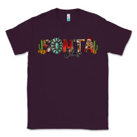 Plum western christmas santa claus sunflowers and cactus Classic Tee - Jasminsmagicworld