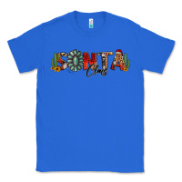 True Royal western christmas santa claus sunflowers and cactus Classic Tee - Jasminsmagicworld