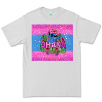 Dove Grey ohana stitch Premium Tee - Zillion Design Studio