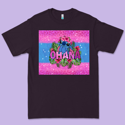 Ohana Stitch Premium Tee Designed By Zillion Design Studio