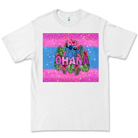 White ohana stitch Premium Tee - Zillion Design Studio