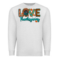 Oatmeal Heather love thanksgiving turkey Premium Sweatshirt - RanaPortraitStore
