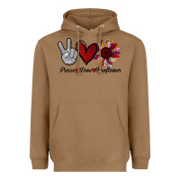 Toasted Coconut peace love sunflower Heavyweight Hoodie - Bettercallsaul