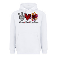 White peace love sunflower Heavyweight Hoodie - Bettercallsaul