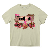 Mossy football grandma with leopard Heavy Core Tee - Zillion Design Studio