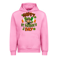Fuchsia Pink happy st patricks day Urban Hoodie - CowGirlArtShop